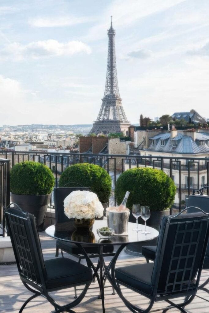 Four Seasons Hotel George V Eiffel Tower Hotel View
