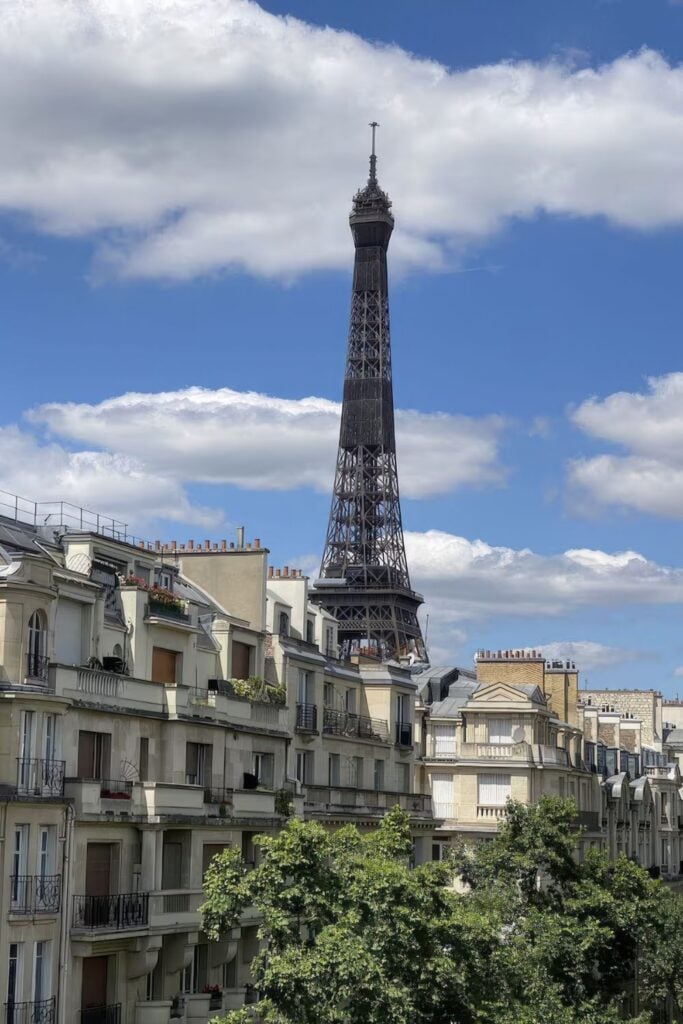 Hotel du Cadran in Paris with Eiffel Tower Views
