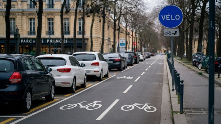 Paris cycle paths