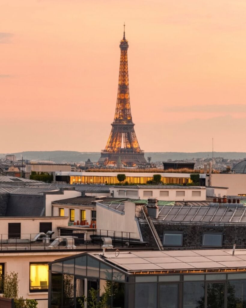 Rooftop bar at Le Rooftop Paris