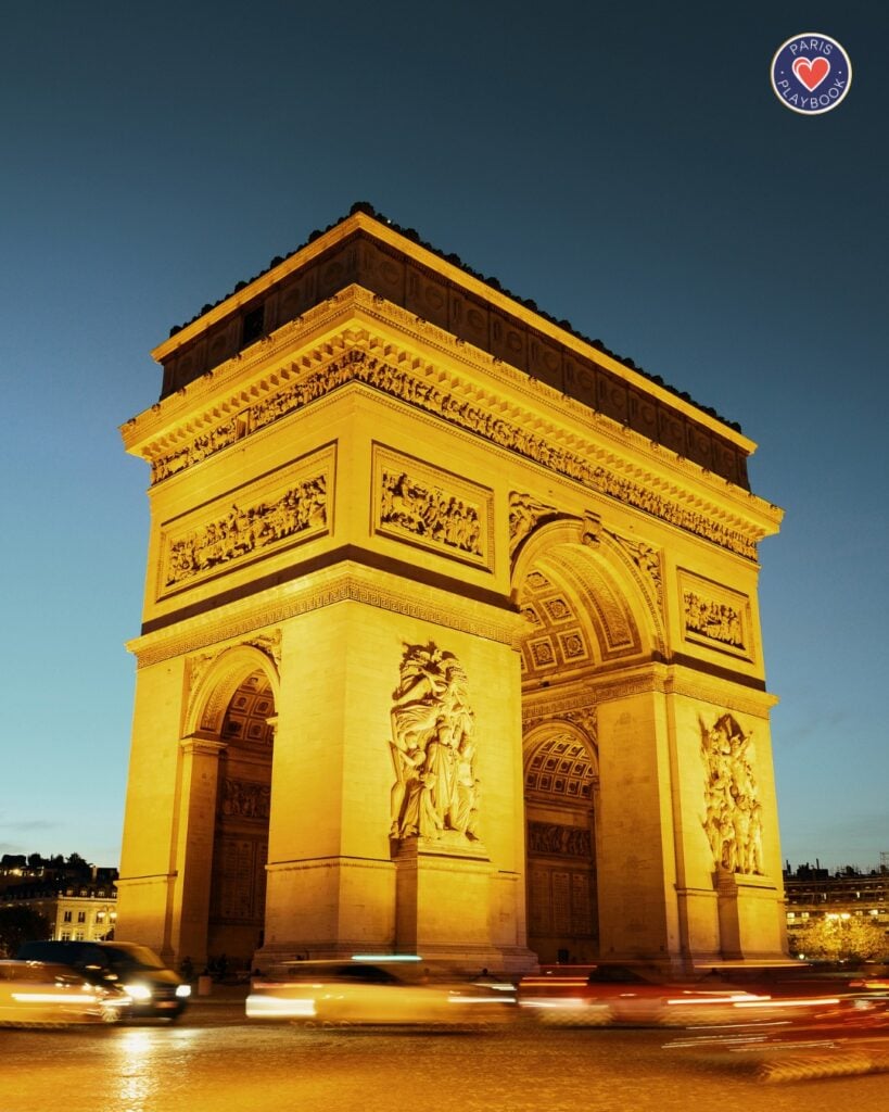 Arc de Triomphe at Sunset