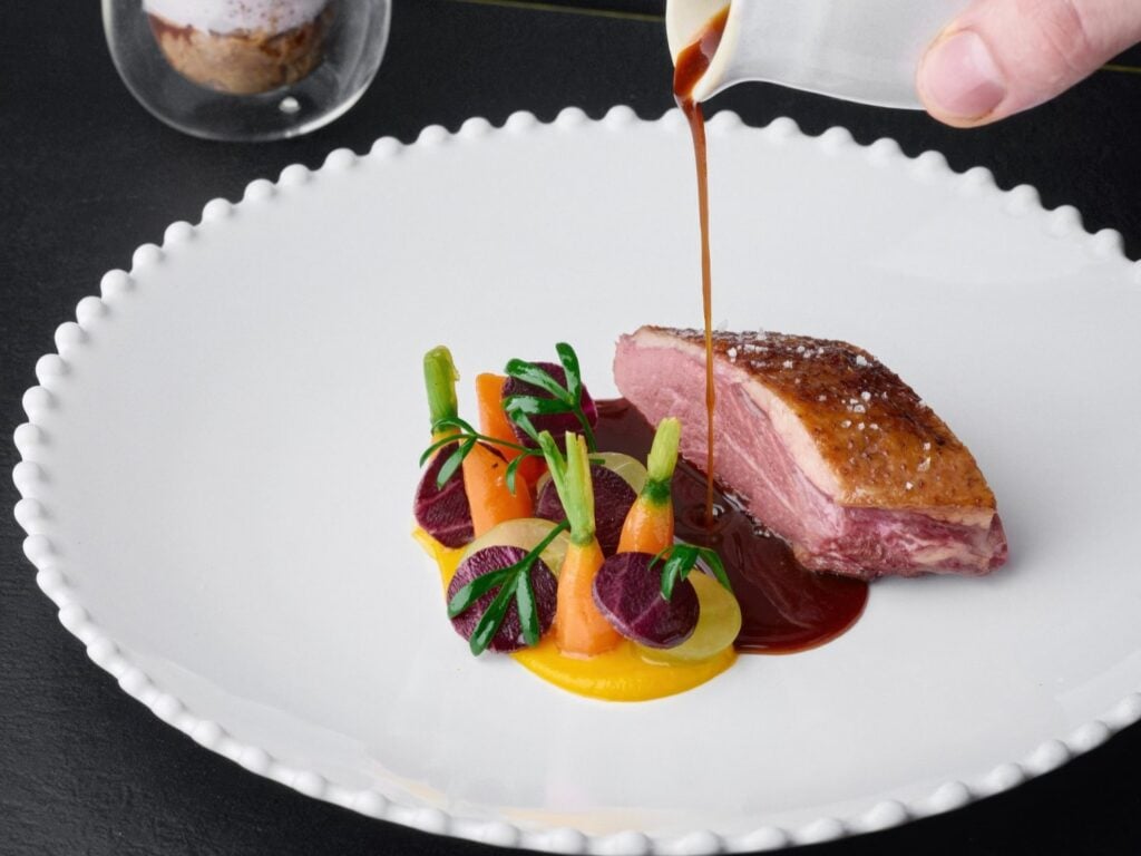 Fine dining in Paris