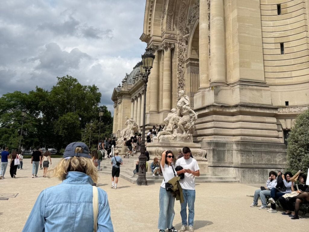 James and Elena in Paris for Paris Playbook