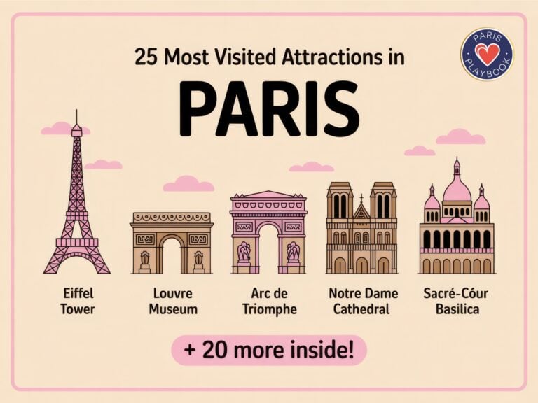 Most Visited Attractions in Paris