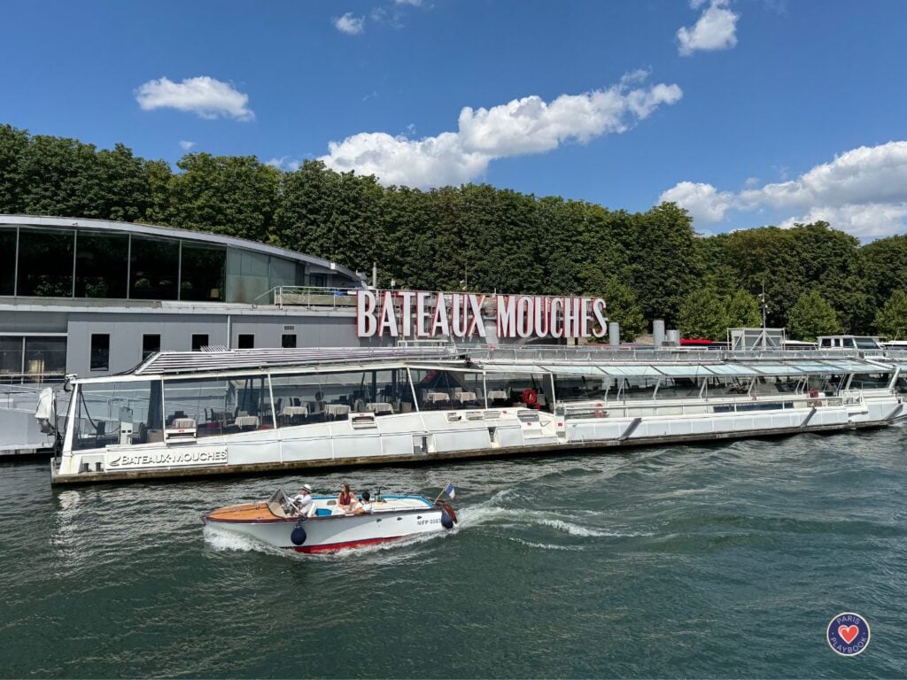 The Bateaux Mouches Dock in Paris