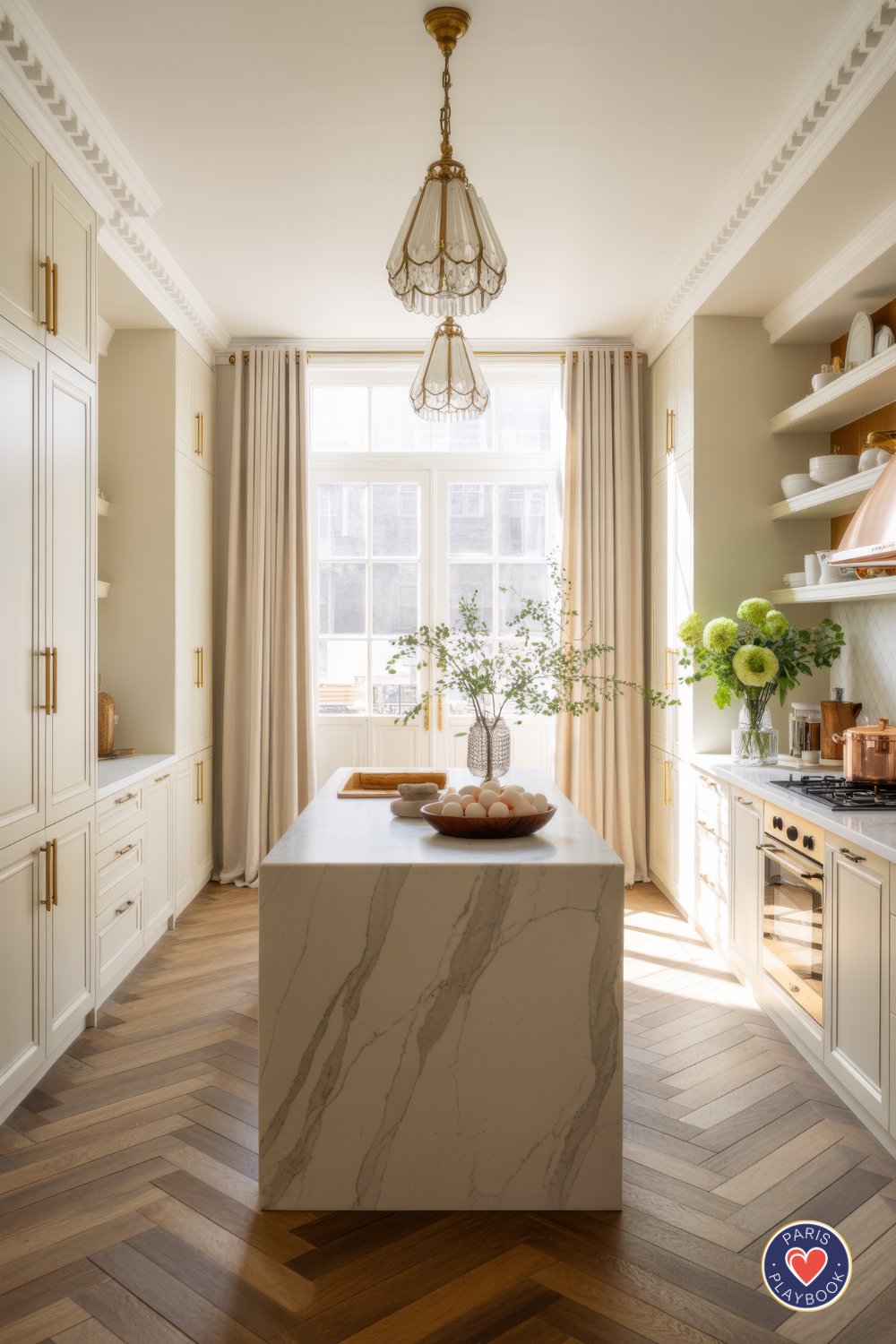 36+ Paris Kitchen Ideas: Checkered Floors, Bistro Chairs and More