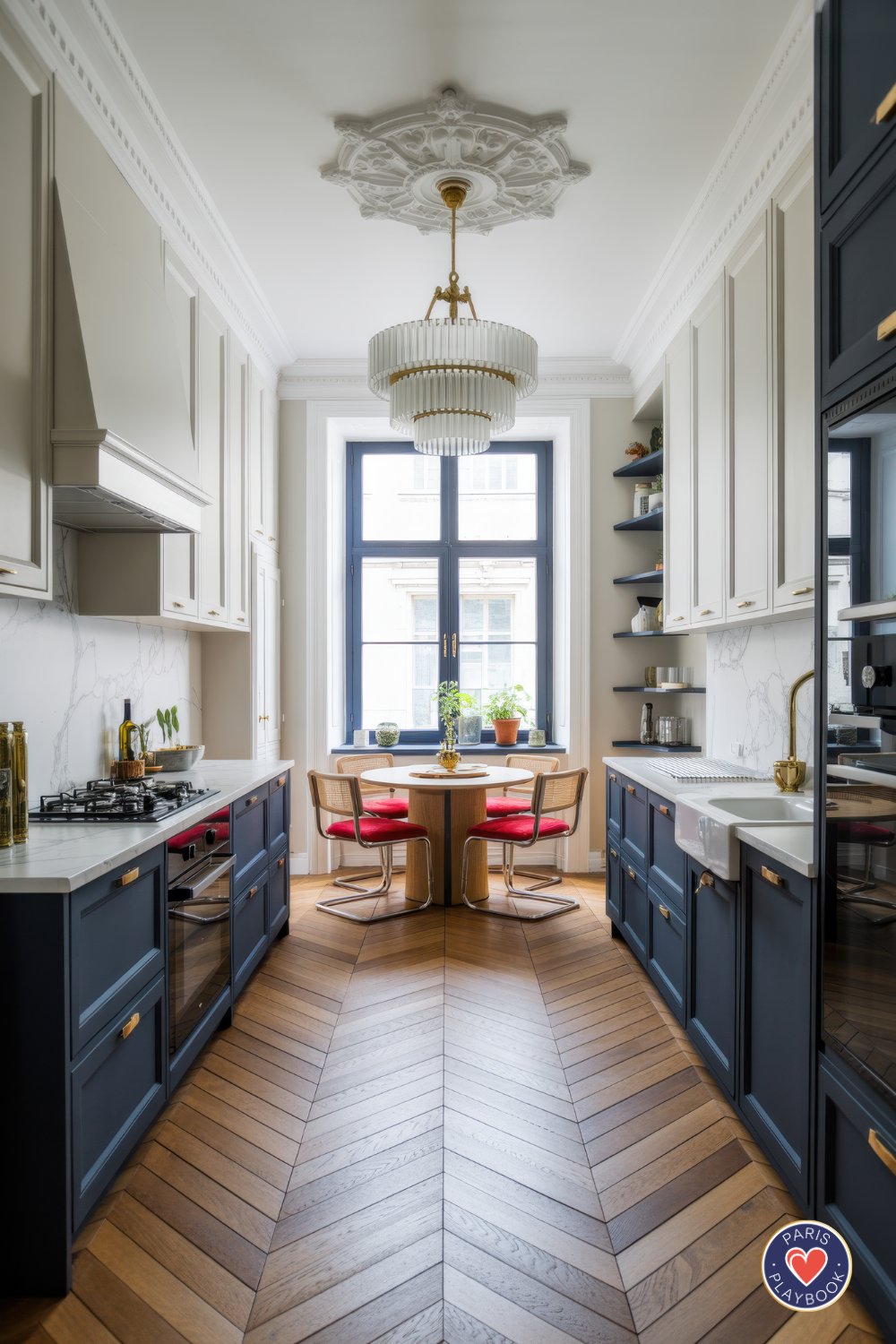 36+ Paris Kitchen Ideas: Checkered Floors, Bistro Chairs and More