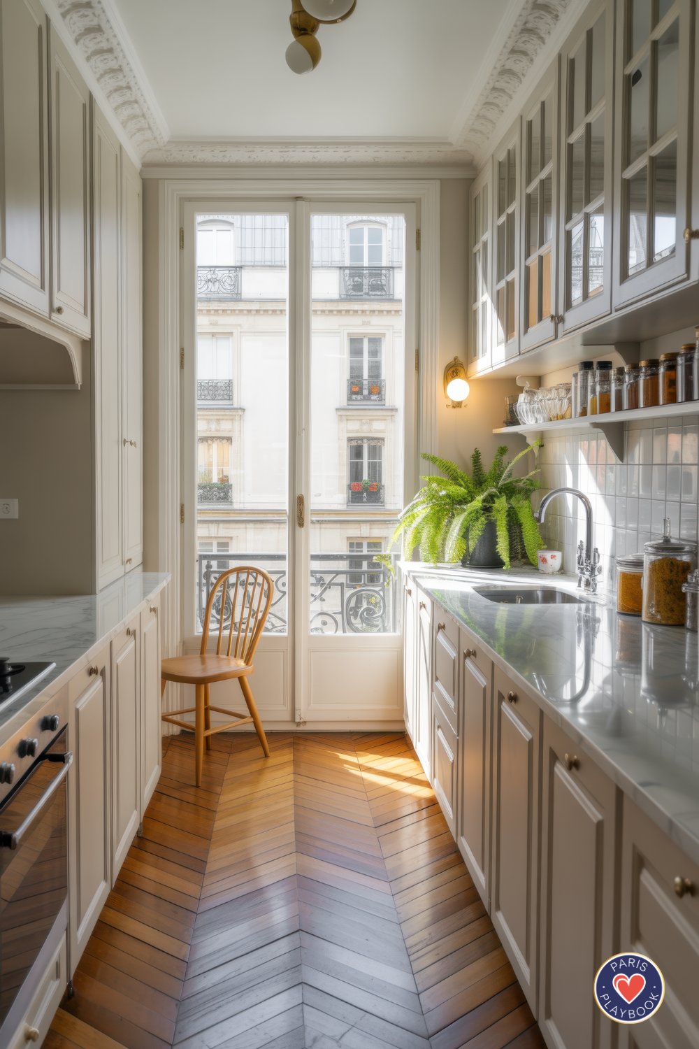 36+ Paris Kitchen Ideas: Checkered Floors, Bistro Chairs and More