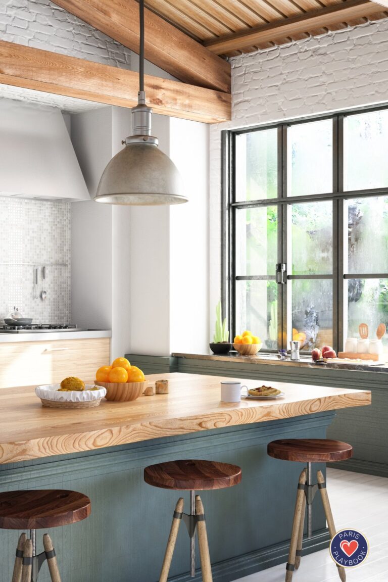 36+ Paris Kitchen Ideas: Checkered Floors, Bistro Chairs and More