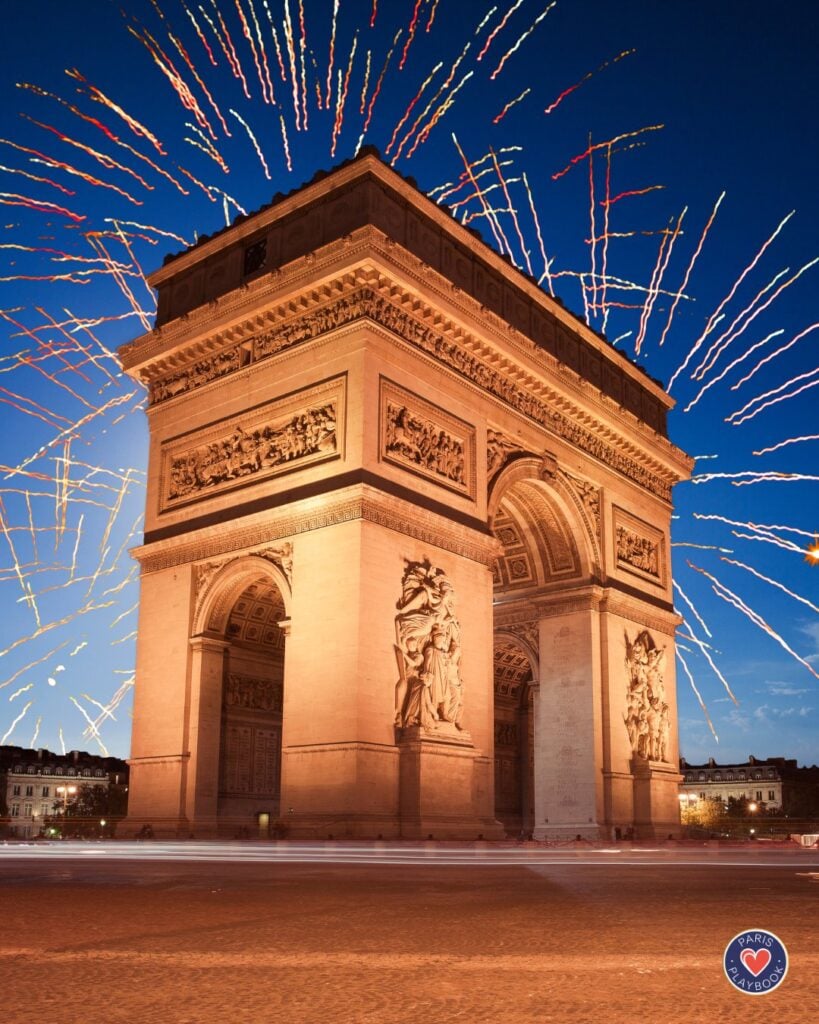 New Year's Eve at Arc de Triomphe